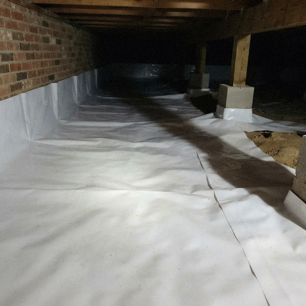 Crawl Space Mold and the Vapor Barrier Underneath in San Diego, CA